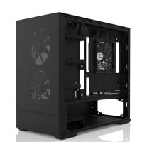 GHE Zalman P30 Air micro-ATX Gehäuse Tempered Glass side mesh front - Schwarz