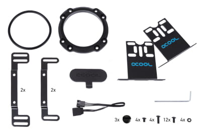 PUM Alphacool Eisbecher Aurora D5 Acetal/Glas - 150mm inkl. Alphacool VPP Apex