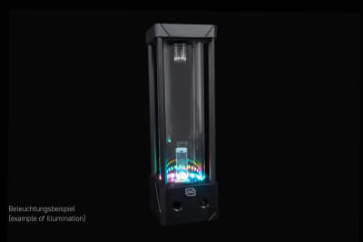 PUM Alphacool Eisbecher Aurora D5 Acetal/Glas - 250mm inkl. Alphacool VPP Apex