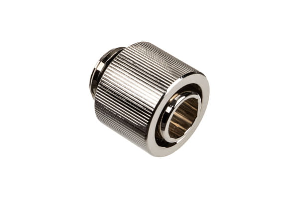 ANS EK Water Blocks EK-STC Classic Anschluss gerade G1/4 Zoll AG auf 13/10mm, nickel silber