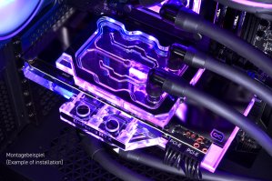 WAK Alphacool Eisblock Aurora GPX-N Acryl Active Backplate 3080/3090 ROG Strix PHT EOL