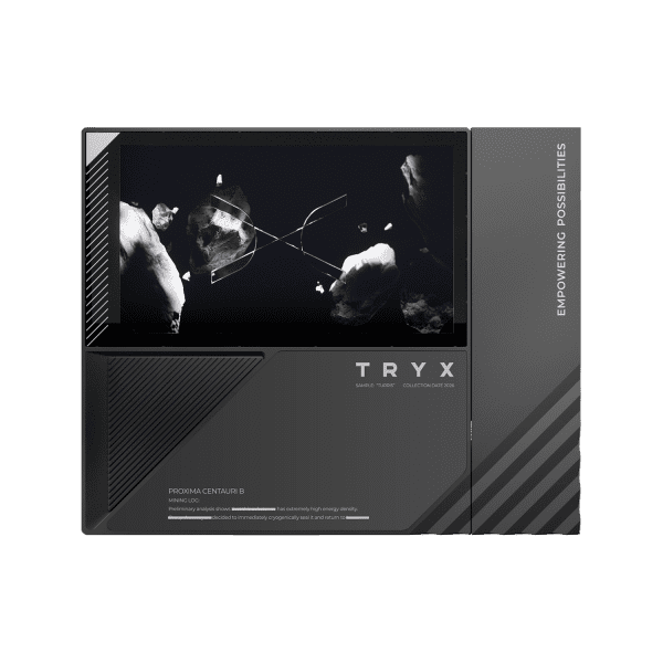 TRYX TURRIS 620 CPU-Luftkühler, Dual-Tower, mit 5-Zoll-Display - 120mm, schwarz