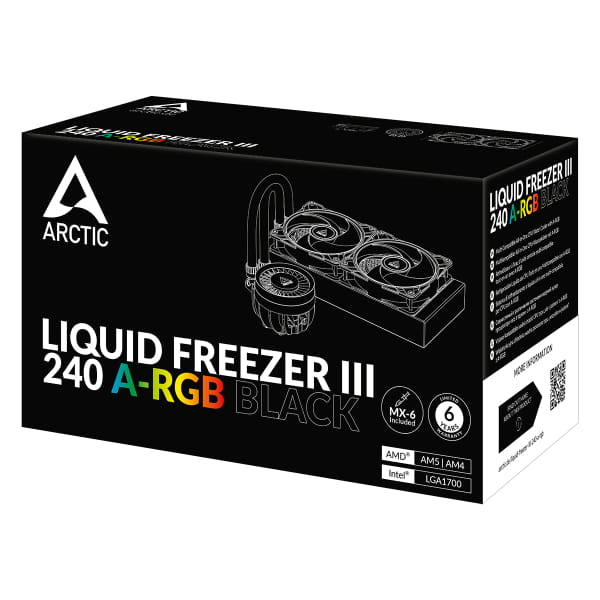 KOI B-Ware Arctic Liquid Freezer III 240 A-RGB Black - All-in-One CPU Wasserkühlung EOL