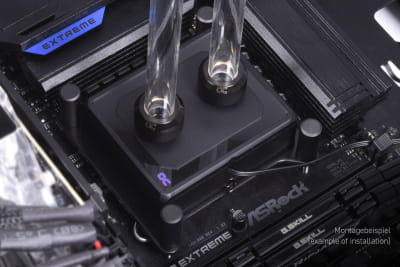 WAC Alphacool Eisblock XPX Pro Aurora - Full Brass Black Digital RGB