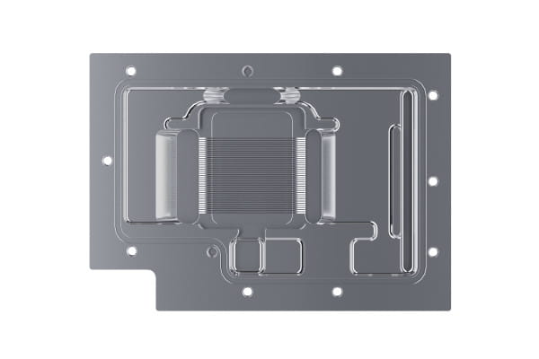 WAK B-Ware Alphacool Eisblock Aurora Acryl RTX 4070TI Reference mit Backplate