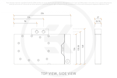 WAK EK Water Blocks EK-Quantum Vector2 FE RTX 4080 D-RGB - Nickel + Acetal
