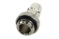 ANT 10mm (3/8") Schlauchanschluss G1/4 mit O-Ring (High-Flow) - Short - silver