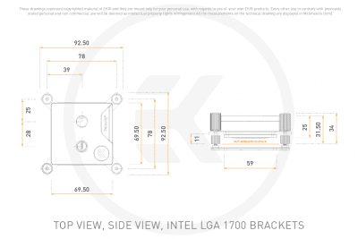 WAC B-Ware EK Water Blocks EK-Quantum Velocity³ 1700/1851/AM5 - Plexi