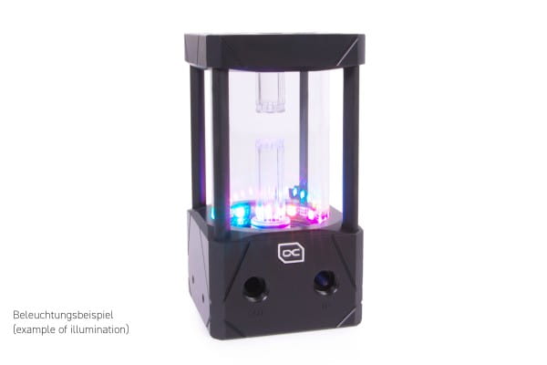 PUM Alphacool Eisbecher Aurora D5 Acetal/Glas - 150mm inkl. Alphacool VPP Apex