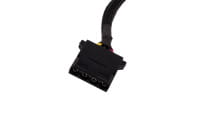 KAB Alphacool 4Pin Molex zweifach Adapter für Alphacool Magnetventil - schwarz 50cm EOL