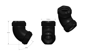 ANF Nanoxia CoolForce - 60° HT Adapter 12 mm auf 12 mm EOL