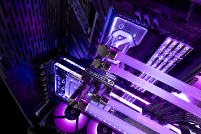 KAB EK Water Blocks EK-Loop Vertical GPU Holder EVO - Gen4 Riser