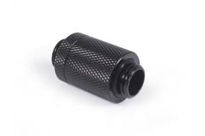 ANF Alphacool ES D-Plug 25,5mm G1/4 AG auf G1/4 AG - Deep Black