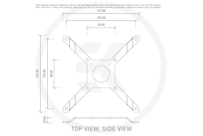 PUZ EK Water Blocks EK-UNI Holder DDC Spider (140mm Lüfter)