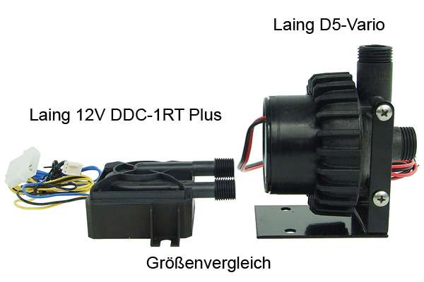 Laing DDC ポンプ 12V DDC-1RT Plus、2xG1/4 雄ネジ付き | Aquatuning