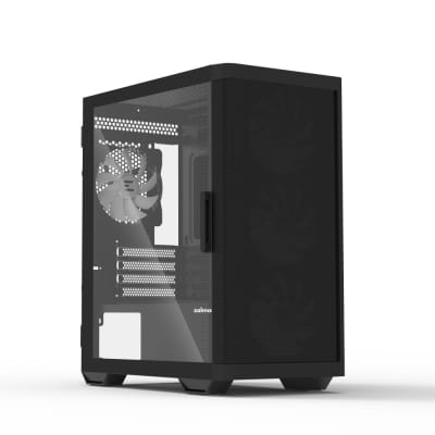 GHE Zalman M4 micro-ATX Gehäuse front Mesh - Schwarz