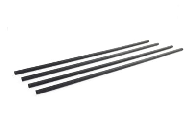 S13 Alphacool Schlauch AlphaTube TPV 12,7/7,6 - 4x60cm Gerade - Black Retailbox