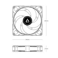 L14 Arctic P14 Max White High-Speed PWM-Lüfter