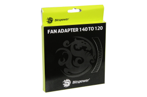 LZ Bitspower FAN ADAPTER 140mm auf 120mm - Black