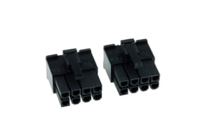 ZK Phobya VGA Power Connector 8Pin Stecker inkl. 8 Pins - 2 Stück Black