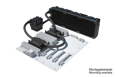 SVK Alphacool ES Pro 4U - 3 x 120 ST / 2x XPX Pro 1U / Reservoir 2U - DDC310 SVK Alphacool ES Pro 4U - 3 x 120 ST / 2x XPX Pro 1U / Reservoir 2U - DDC310