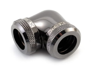 ANS XSPC 14mm Rigid Tubing Elbow Fitting - black chrome