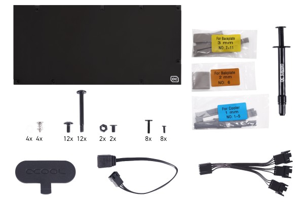 KOI Alphacool Eiswolf 2 AIO - 360mm RTX 3090 TI Strix/TUF mit Backplate EOL