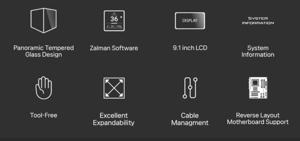 GHE Zalman P40 DS - Schwarz