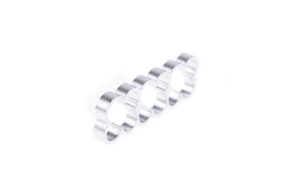 KAB Alphacool Eiskamm Alu X12 - 4mm silver - 4 Stück PHT EOL