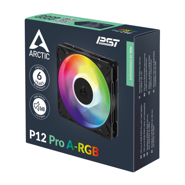 L12 Arctic P12 Pro A-RGB, schwarz, 120mm