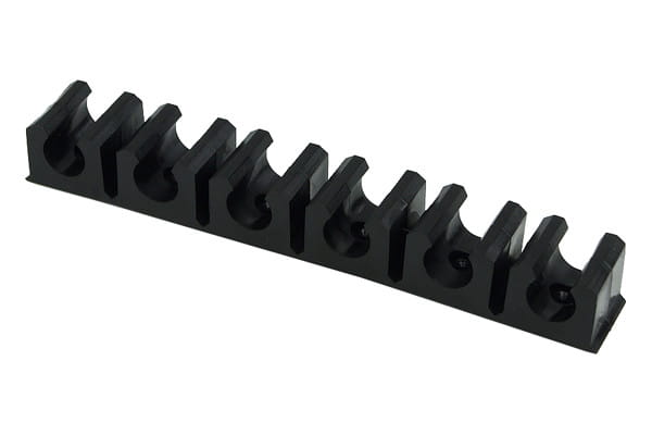 SZ Phobya Schlauchklemmleiste schwarz für 13mm - 6-fach
