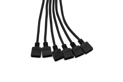 KAB EK Water Blocks EK-D-RGB 6-Way Splitter Cable
