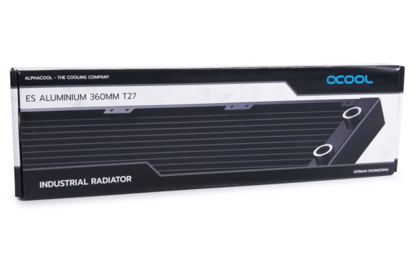 RAD Alphacool ES Aluminium 360 mm T27 - (For Industry only) EOL