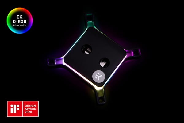 WAC EK Water Blocks EK-Quantum Magnitude D-RGB - 1700/1851 Nickel + Acetal