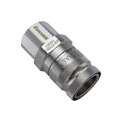 ANK Koolance QD3 Schnellverschluss gerade weiblich auf 13/10mm - silber