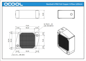 RAD Alphacool NexXxoS UT60 Full Copper X-Flow 120mm Radiator EOL