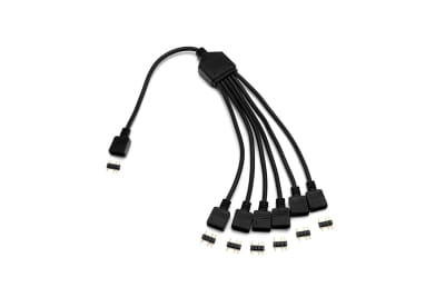 KAB EK Water Blocks EK-D-RGB 6-Way Splitter Cable