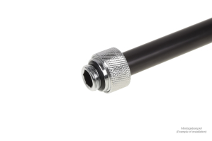 ANS Alphacool Eiszapfen 12mm HardTube Anschraubtülle G1/4 - Chrome