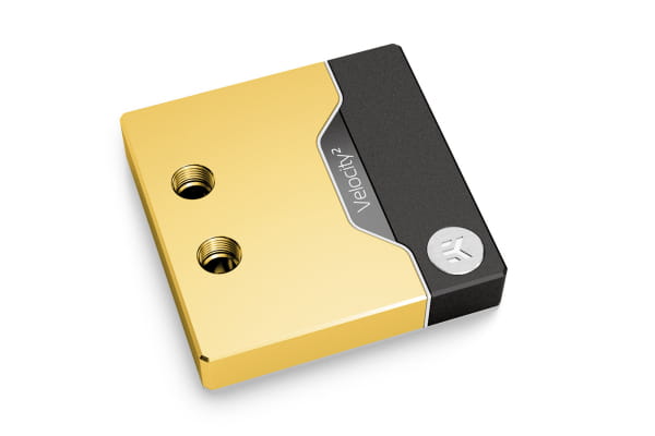 WAC EK Water Blocks EK-Quantum Velocity2 D-RGB - 1700/1851 Nickel + Gold