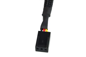 LK Phobya Y-Kabel 3Pin Molex auf 9x 3Pin Molex -  Schwarz 60cm EOL