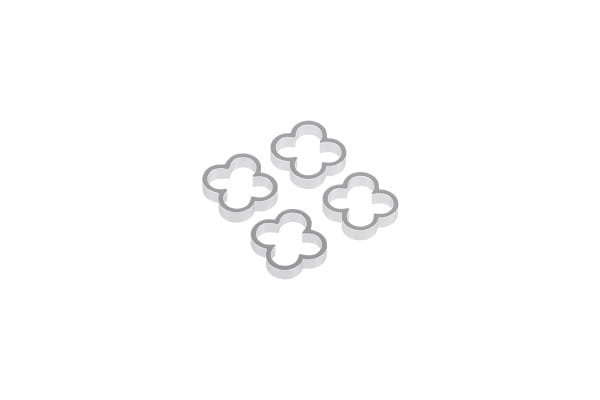 KAB Alphacool Eiskamm Alu X4 - 4mm silver - 4 Stück PHT EOL