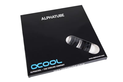 S11 Alphacool Schlauch AlphaTube HF 11/8 (5/16"ID) - UV-aktiv Black 3m (9,8ft) "Retail Package" 300cm