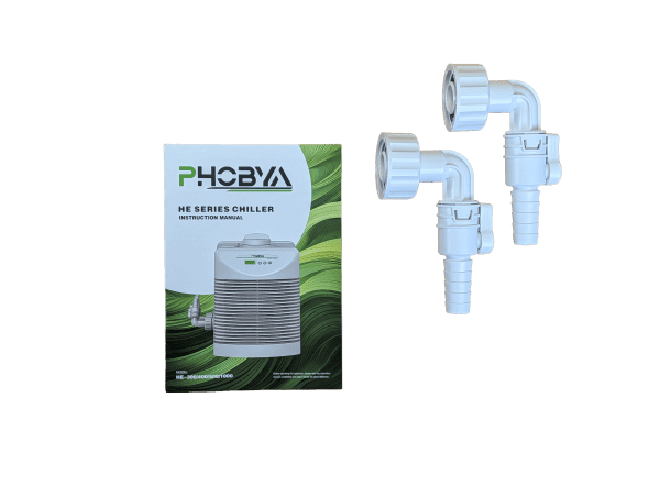 RAK Phobya HE-1000 Durchlaufkühler mit Pumpe und Filter – Weiß