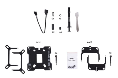 WAC Alphacool Eisblock XPX Aurora Edge - Full Brass Black Digital RGB PHT EOL