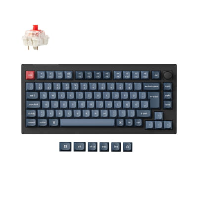TAT Keychron V1 Max (DE-Layout, Gateron Jupiter Red, Hot-Swap, RGB) TAT Keychron V1 Max (DE-Layout, Gateron Jupiter Red, Hot-Swap, RGB)