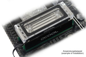 WAR Alphacool Aurora Acryl X4 D-RAM Wasserkühler