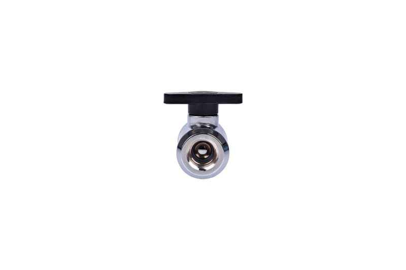 Buy Alphacool 2 Way Ball Valve G1/4 Chrome [1011900] | PC Case Gear