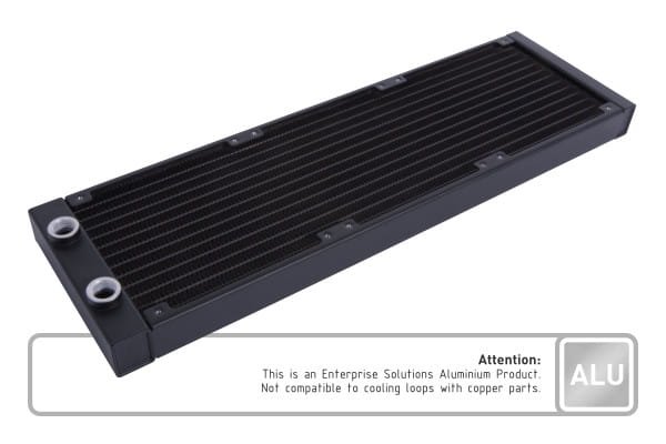 RAD Alphacool ES Aluminium 360 mm T27 - (For Industry only)