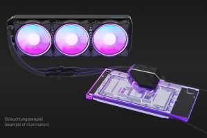 KOI Alphacool Eiswolf 2 AIO - 360mm RTX 4090 Suprim mit Backplate