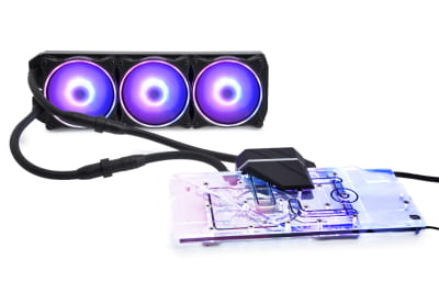 KOI B-stock Alphacool Eiswolf 2 AIO - 360mm Radeon RX 6800/6800XT Gaming Trio X met achterplaat